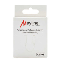 Adaptateur Lightning Jack 3,5 mm Mayline | Smarty