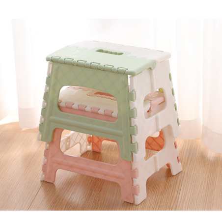 Tabouret Pliant Multiusage - Rose | Smarty Paris 18e