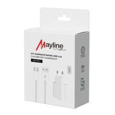 Mayline 12W charger kit USB-C 1 m | Smarty