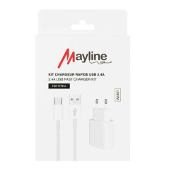 Mayline 12W charger kit USB-C 1 m | Smarty