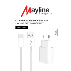 Mayline 12W charger kit USB-C 1 m | Smarty