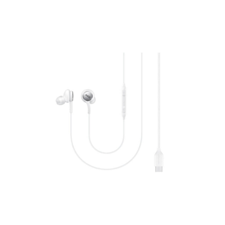 Écouteurs Kit Main Libre USB-C AKG Stéréo HF Samsung EO-IC100BW - Blanc (Vrac) | Smarty Paris