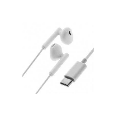 Ecouteurs Kit Main Libre Type-C Huawei - Blanc - Vrac - Audio Réf. A019