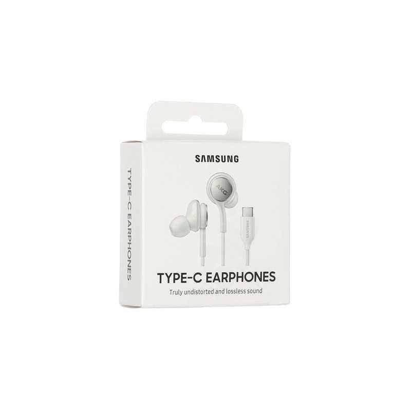 Ecouteurs Kit Main Libre Type-C SAMSUNG AKG Blanc - Retail box (Origine) — Samsung · Smarty Paris 18e