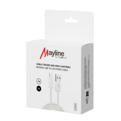 Câble Mayline USB vers Lightning 3A 1 m | Smarty