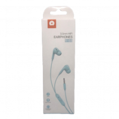 Ecouteurs Kit Main libre Jack 3,5mm Bleu (WUW-R168) - Audio Réf. A0415