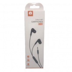 Ecouteurs Kit Main libre Jack 3,5mm Noir (WUW-R168) - Audio Réf. A0416