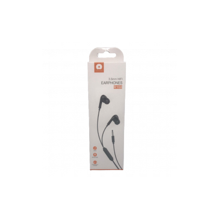 Ecouteurs Kit Main libre Jack 3,5mm Noir (WUW-R168) - Audio Réf. A0416