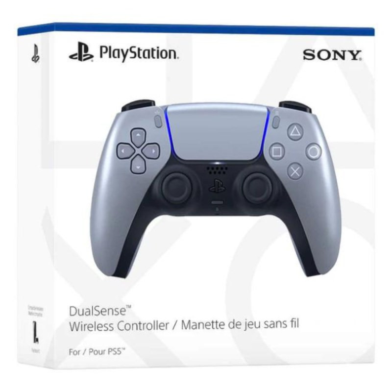Sony Manette DualSense pour PS5 – Argent Sony Manette DualSense pour PS5 – Argent
