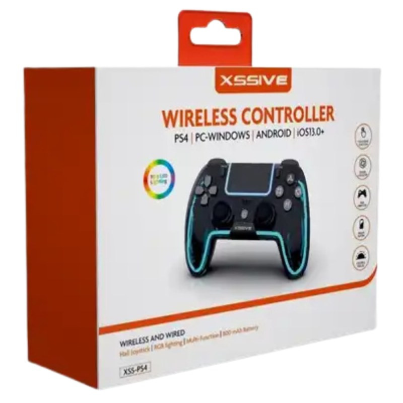 Manette sans fil XSSIVE XSS-PS4 pour PS4 – Noir Manette sans fil XSSIVE XSS-PS4 pour PS4 – Noir
