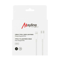 Câble USB-C Lightning Mayline 1 m 20 W | Smarty