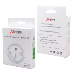 Câble USB-C Lightning Mayline 1 m 20 W | Smarty