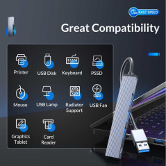 Hub USB ORICO AH-A13 4 ports USB 3.0 | Smarty