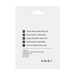 USB to Micro USB Cable Mayline 1 m 20 W | Smarty