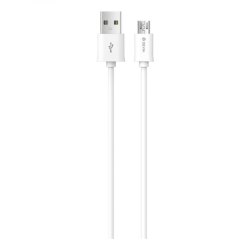 Câble Micro USB Devia 1 m 2,1A blanc | Smarty