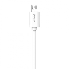 Câble Micro USB Devia 1 m 2,1A blanc | Smarty