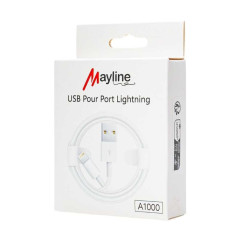 Câble USB Lightning Mayline 1 m 20 W | Smarty