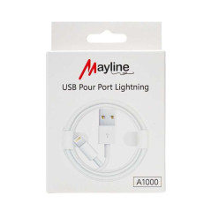 Câble USB Lightning Mayline 1 m 20 W | Smarty