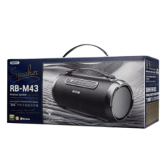 Enceinte Bluetooth 1500mAh Remax Gwens RB-M43 - Noir - Audio Réf. A2707