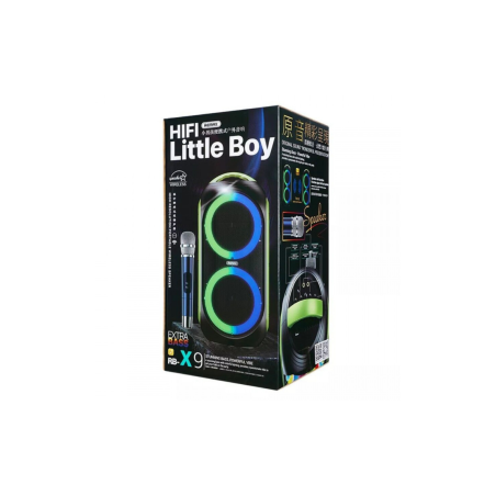Enceinte Bluetooth 4500mAh Remax Little Boy RB-X9 - Noir - Audio Réf. A
