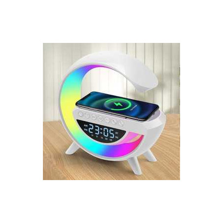Enceinte Bluetooth BT-3401avec Ambiance Colorée, Chargement Sans Fil e