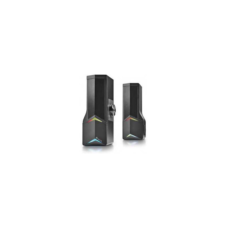 Enceinte Bluetooth Détachable avec Lumières RVB 12W - Noir - NGS