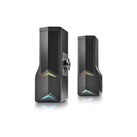 Enceinte Bluetooth Détachable avec Lumières RVB 12W - Noir - NGS - Aud