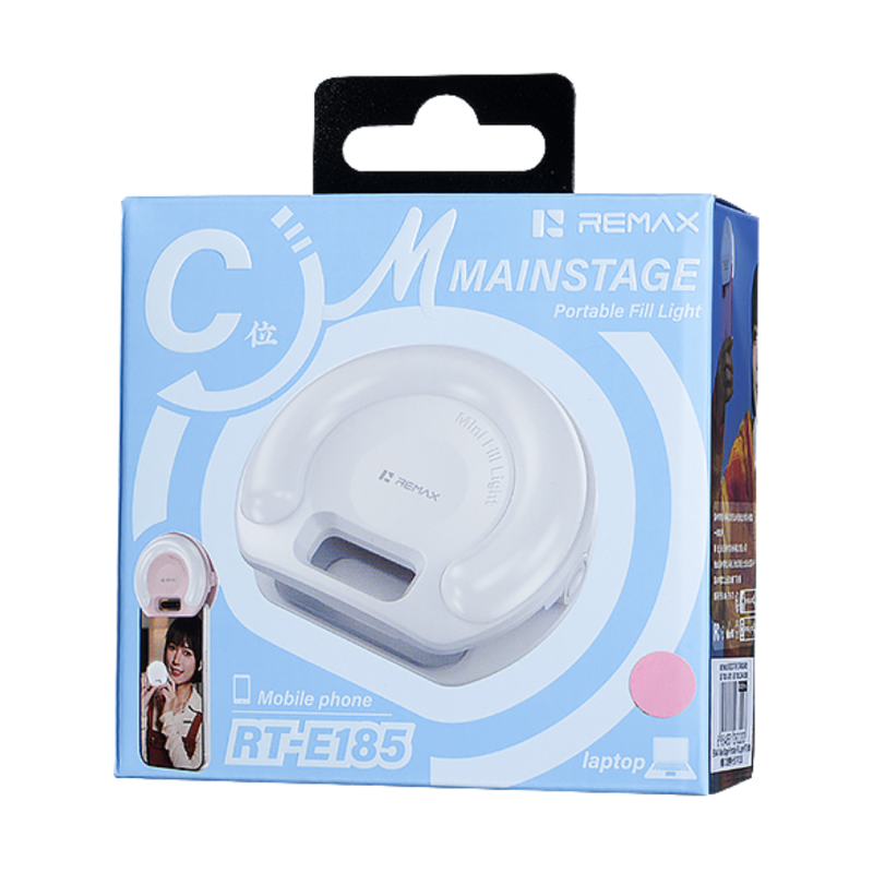 Lumière de Remplissage portable Remax RT-E185 - Blanc Lumière de Remplissage portable Remax RT-E185 - Blanc
