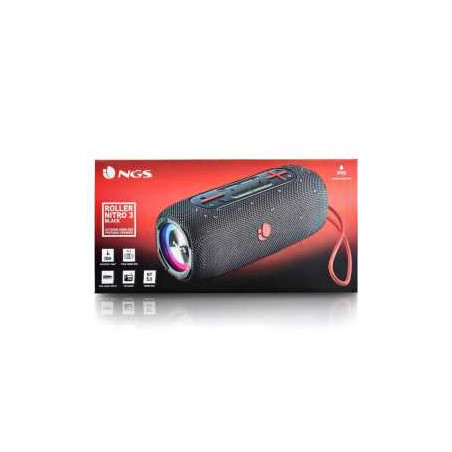 Enceinte Bluetooth NGS Roller Nitro 3 Black IPX5 - 5.0 - 30W - Noir -