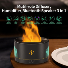 Qiao PLUWEL Bluetooth Speaker Oil Diffuser Black | Smarty