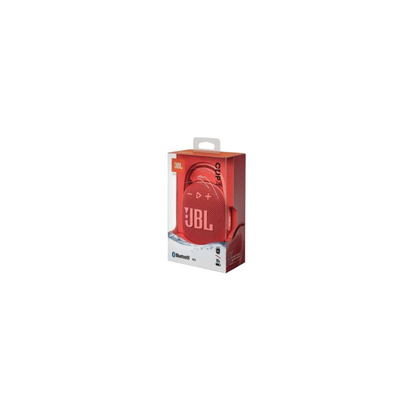 Enceinte Bluetooth Portable JBL CLIP 4 Rouge - JBLCLIP4RED