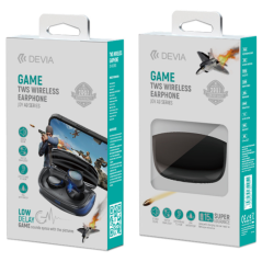 Écouteurs Bluetooth Devia Joy A 9 T8 Noir | Smarty