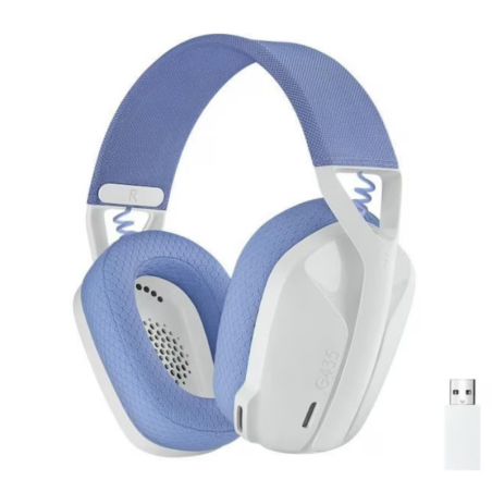 Logitech Casque stéréo Bluetooth G435 LIGHTSPEED – Blanc