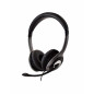 USB Stereo Headset V7 Deluxe – Black with Mic