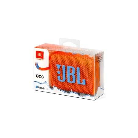 Enceinte Bluetooth Portable JBL Go 3 Orange IP67 5H - Audio Réf. G1055
