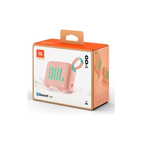 Enceinte Bluetooth Portable JBL Go 4 Rose IP67 7H - JBLGO4PINK - Audio