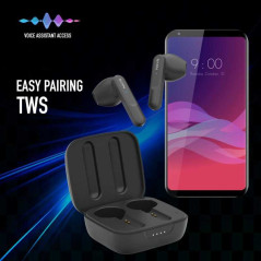 NGS Artica Move Bluetooth Earbuds Black