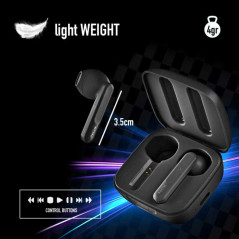 NGS Artica Move Bluetooth Earbuds Black