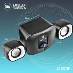Enceintes PC NGS Comet 2.1 USB | Smarty Paris