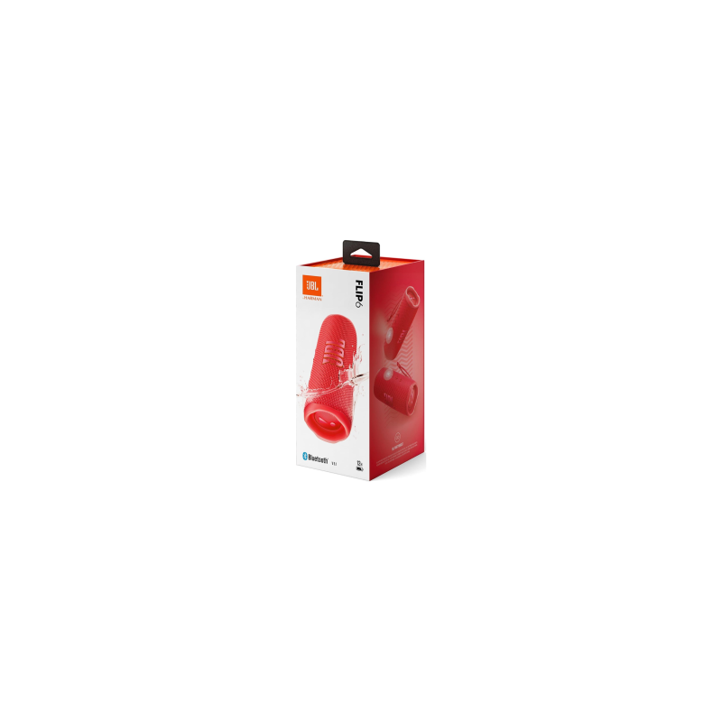Enceinte Bluetooth sans fil JBL Flip 6 - JBLFLIP6RED - Rouge