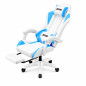 Chaise gaming ergonomique ECO – vérin gaz classe 4, antiexplosion, repose-pieds Chaise gaming ergonomique ECO – vérin gaz classe 4, antiexplosion, repose-pieds