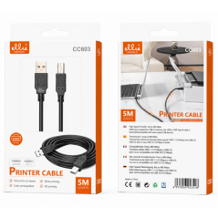 Câble USB vers Type-B Ellietech CC603 5 m | Smarty