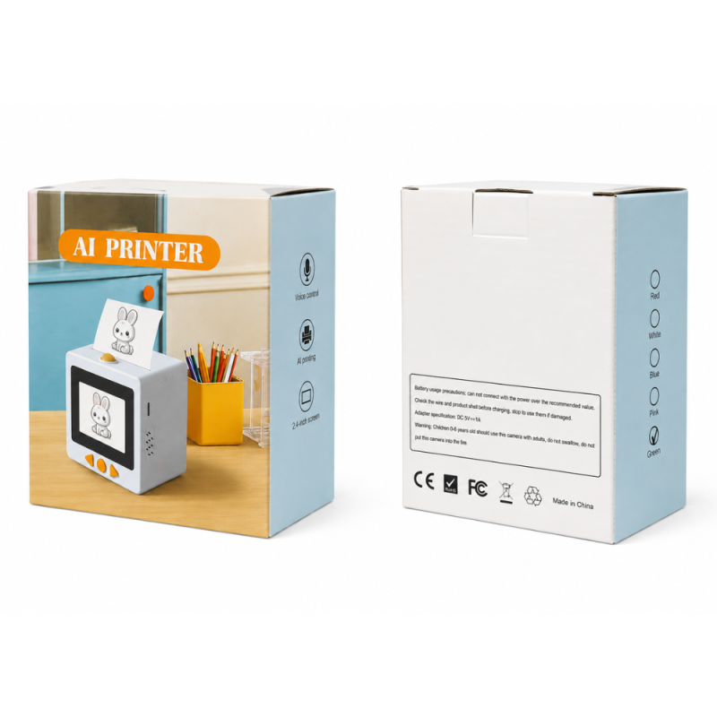 Mini Printer ECO AI – Green · Refurbished