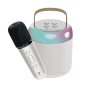 Enceinte karaoké Techmade TM-K2-WH – Blanc