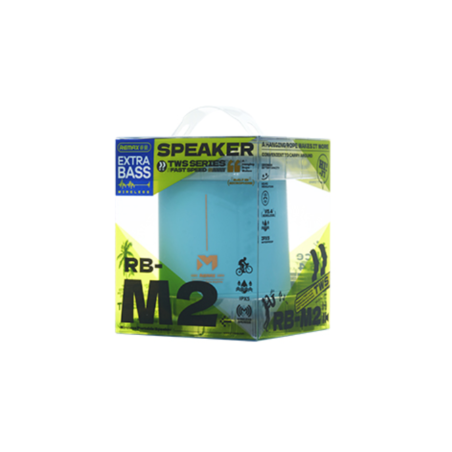 Enceinte Portable Sans Fil 1200mAh REMAX RB-M2 - 10M de distance de tr