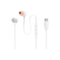 JBL Écouteurs filaires Tune 310C JBLT310CWHT – USB-C, Blanc JBL Écouteurs filaires Tune 310C JBLT310CWHT – USB-C, Blanc