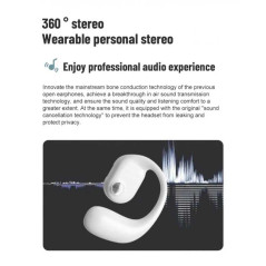 Oreillette Bluetooth gauche OWS YJ-77 Blanc