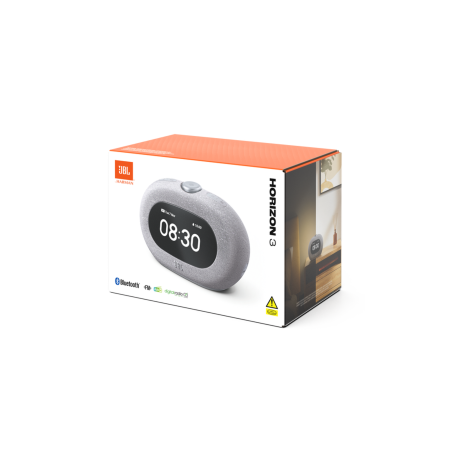 Enceinte Radio Réveil Bluetooth JBL Horizon 3 DAB - JBLHORIZON3GRY - G