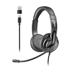 Casque USB-C stéréo NGS VOX605 noir | Smarty