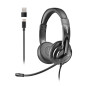 Casque stéréo USB-C NGS VOX605 – Noir Casque stéréo USB-C NGS VOX605 – Noir